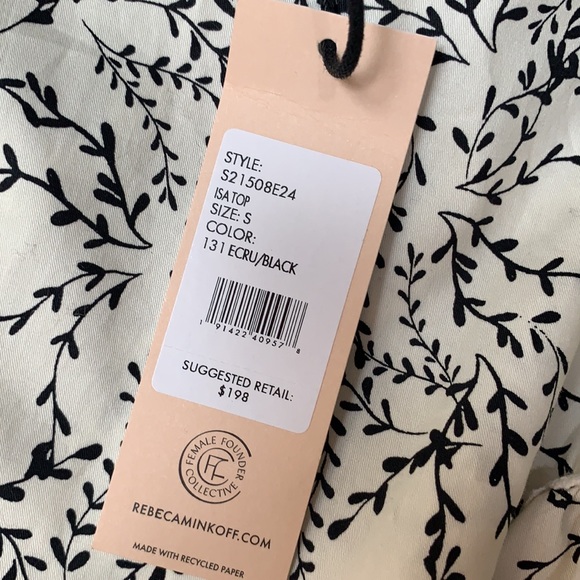 Rebecca Minkoff Isa Top Blouse NWT - Picture 6 of 7